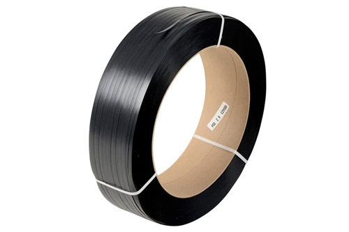 Black Colored PET Strapping Roll Black Colored PET Strapping Roll Manufactures in Bangalore